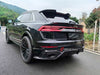 CARBON BODY KIT for AUDI RSQ8 4M 2019 - 2024


Set includes:


Front Lip
Fog Lamp Cover
Fender Trim
Side Skirt

Wheel Eyebrow
Roof Wing
Rear lip

Material: Carbon fiber

Contact us for pricing

* Each part can be sent separately. If you need, please contact us.