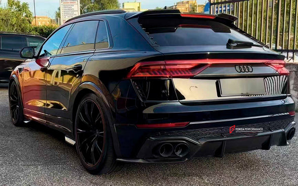 CARBON BODY KIT for AUDI RSQ8 4M 2019 - 2024


Set includes:


Front Lip
Fog Lamp Cover
Fender Trim
Side Skirt

Wheel Eyebrow
Roof Wing
Rear lip

Material: Carbon fiber

Contact us for pricing

* Each part can be sent separately. If you need, please contact us.