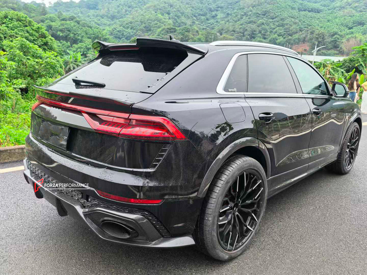 CARBON BODY KIT for AUDI RSQ8 4M 2019 - 2024


Set includes:


Front Lip
Fog Lamp Cover
Fender Trim
Side Skirt

Wheel Eyebrow
Roof Wing
Rear lip

Material: Carbon fiber

Contact us for pricing

* Each part can be sent separately. If you need, please contact us.
