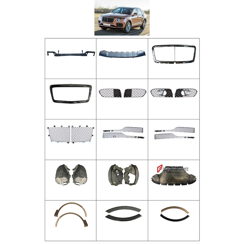 BODY KIT for BENTLEY BENTAYGA 2016 - 2020