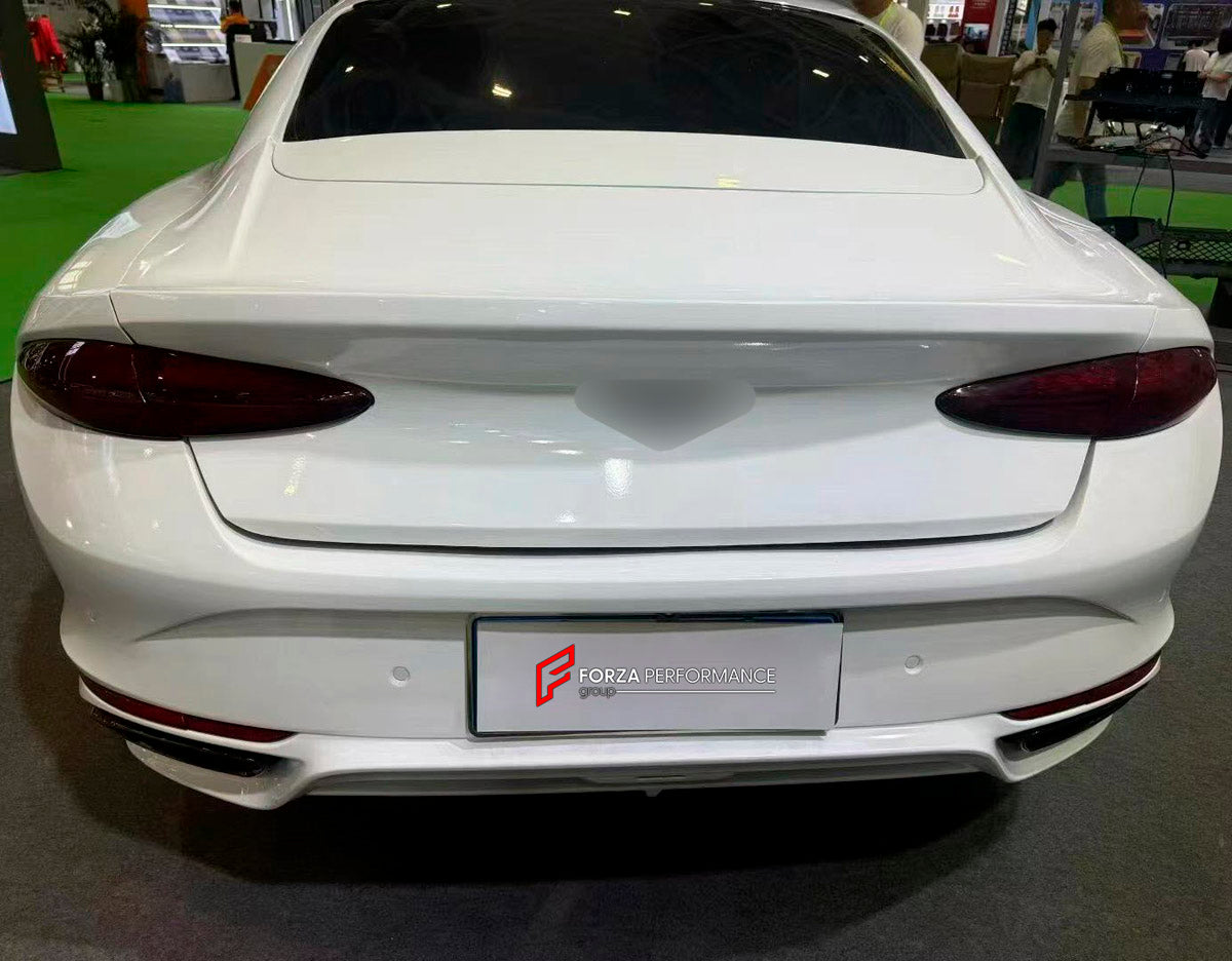 BODY KIT for Bentley Continental GT IV 2024+
Set includes:

Front Bumper Assembly
Hood Bonnet
Front Fenders
Door Panels
Side Skirts
Rear Fenders
Rear Bumper Assembly
Exhaust Tips
Material: Plastic

NOTE: Professional installation is required.