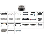 BODY KIT for Bentley Flying Spur 2009 - 2012
Set includes:

Front Bumper Assembly
Front Grille
Fenders
Rear Bumper Assembly
Material: Plastic

NOTE: Professional installation is required.