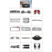 BODY KIT for Bentley Mulsanne 2017+
Set includes:

Front Bumper Assembly
Front Grille
Fenders
Fender Vents
Engine Cover
Rear Bumper Headlight
Tail Lights
Material: Plastic

NOTE: Professional installation is required.