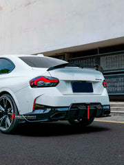 BODY KIT for BMW 2 SERIES G42 2021 - 2024

Set includes:


Front Lip
Front Canards
Side Skirts
Rear Spoiler
Rear Diffuser

Material: Plastic

Note: Professional installation is required.

Contact us for pricing.
