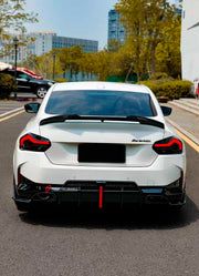 BODY KIT for BMW 2 SERIES G42 2021 - 2024

Set includes:


Front Lip
Front Canards
Side Skirts
Rear Spoiler
Rear Diffuser

Material: Plastic

Note: Professional installation is required.

Contact us for pricing.