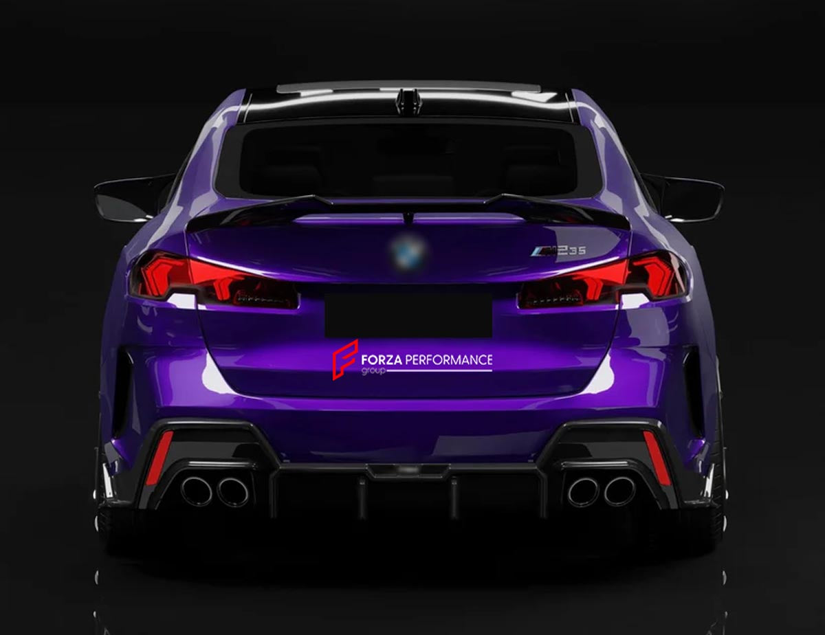 Body Kit for BMW 2 SERIES GRAN COUPE F74 F78 2025+
Set includes:

Front Lip
Front Bumper Side Canards
Side Skirts
Diffuser
Spoiler
Material: Plastic (PP)

NOTE: Professional installation is required.