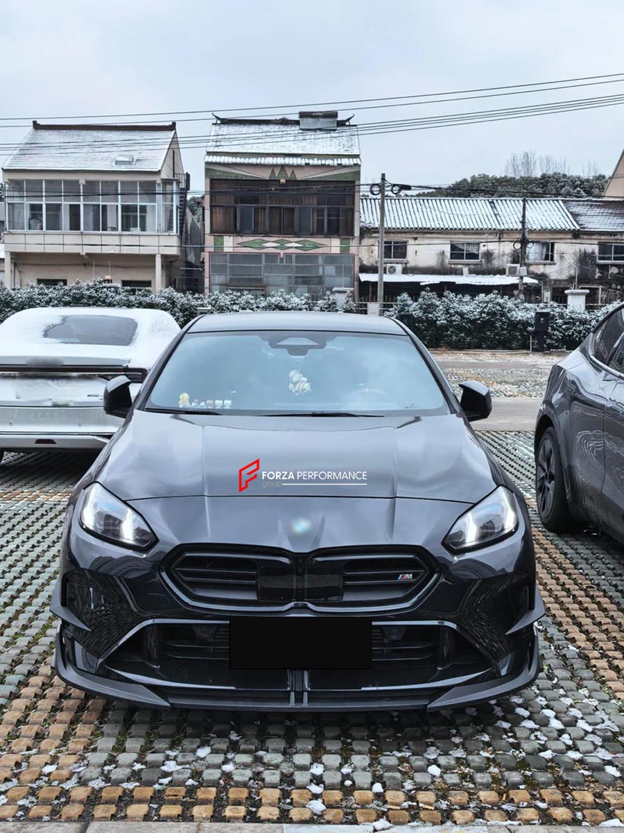 Body Kit for BMW 2 SERIES GRAN COUPE F74 F78 2025+
Set includes:

Front Lip
Front Bumper Side Canards
Side Skirts
Diffuser
Spoiler
Material: Plastic (PP)

NOTE: Professional installation is required.