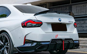 Body Kit for BMW 2 SERIES M240I 2021+
Set includes:

Front Lip
Front Bumper Side Canards
Side Skirts
Diffuser
Roof Spoiler
Spoiler
Material: Plastic (PP)

NOTE: Professional installation is required.