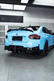 Body Kit for BMW 2 SERIES M240I 2021+
Set includes:

Front Lip
Front Bumper Side Canards
Side Skirts
Diffuser
Roof Spoiler
Spoiler
Material: Plastic (PP)

NOTE: Professional installation is required.