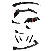 Body Kit for BMW 2 SERIES M240I 2021+
Set includes:

Front Lip
Front Bumper Side Canards
Side Skirts
Diffuser
Roof Spoiler
Spoiler
Material: Plastic (PP)

NOTE: Professional installation is required.