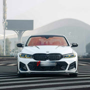 BODY KIT for BMW 3 SERIES G20 LCI 2022+

Set includes:
Front Lip
Hood Bonnet
Side Fender Vents
Side Skirts
Ducktail Spoiler
Rear Diffuser

Material: Plastic

NOTE: Professional installation is required.