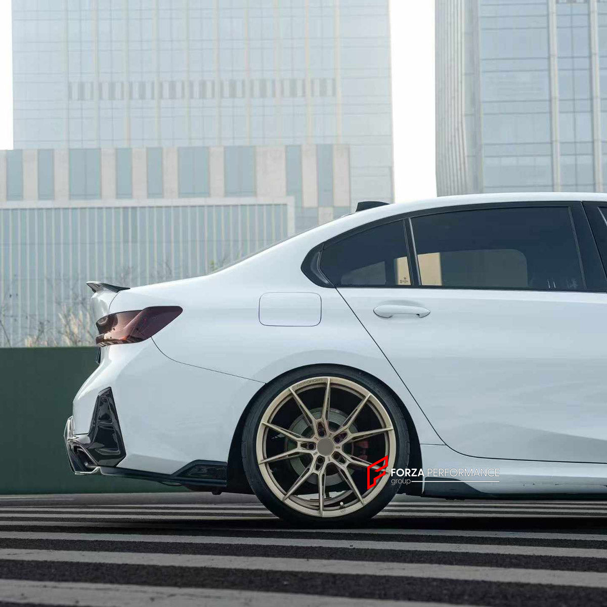 BODY KIT for BMW 3 SERIES G20 LCI 2022+

Set includes:
Front Lip
Hood Bonnet
Side Fender Vents
Side Skirts
Ducktail Spoiler
Rear Diffuser

Material: Plastic

NOTE: Professional installation is required.