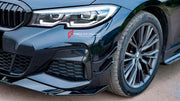 Body Kit for BMW 3 SERIES VII G20 G28 LCI 2019 - 2022
Set includes:

Front Lip
Front Bumper Side Canards
Side Skirts
Diffuser
Roof Spoiler
Spoiler
Material: Plastic (PP)

NOTE: Professional installation is required.