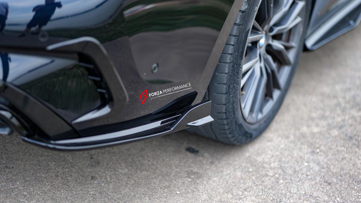 Body Kit for BMW 3 SERIES VII G20 G28 LCI 2019 - 2022
Set includes:

Front Lip
Front Bumper Side Canards
Side Skirts
Diffuser
Roof Spoiler
Spoiler
Material: Plastic (PP)

NOTE: Professional installation is required.