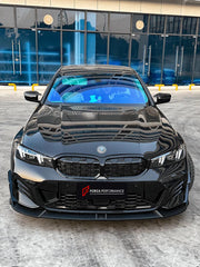 Body Kit for BMW 3 SERIES VII G20 G28 LCI 2023+
Set includes:

Front Lip
Side Skirts
Diffuser
Spoiler
Material: Plastic (PP)

NOTE: Professional installation is required.