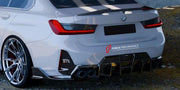 Body Kit for BMW 3 SERIES VII G20 G28 LCI 2023+
Set includes:

Front Lip
Side Skirts
Diffuser
Spoiler
Material: Plastic (PP)

NOTE: Professional installation is required.