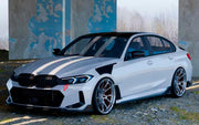 Body Kit for BMW 3 SERIES VII G20 G28 LCI 2023+
Set includes:

Front Lip
Side Skirts
Diffuser
Spoiler
Material: Plastic (PP)

NOTE: Professional installation is required.