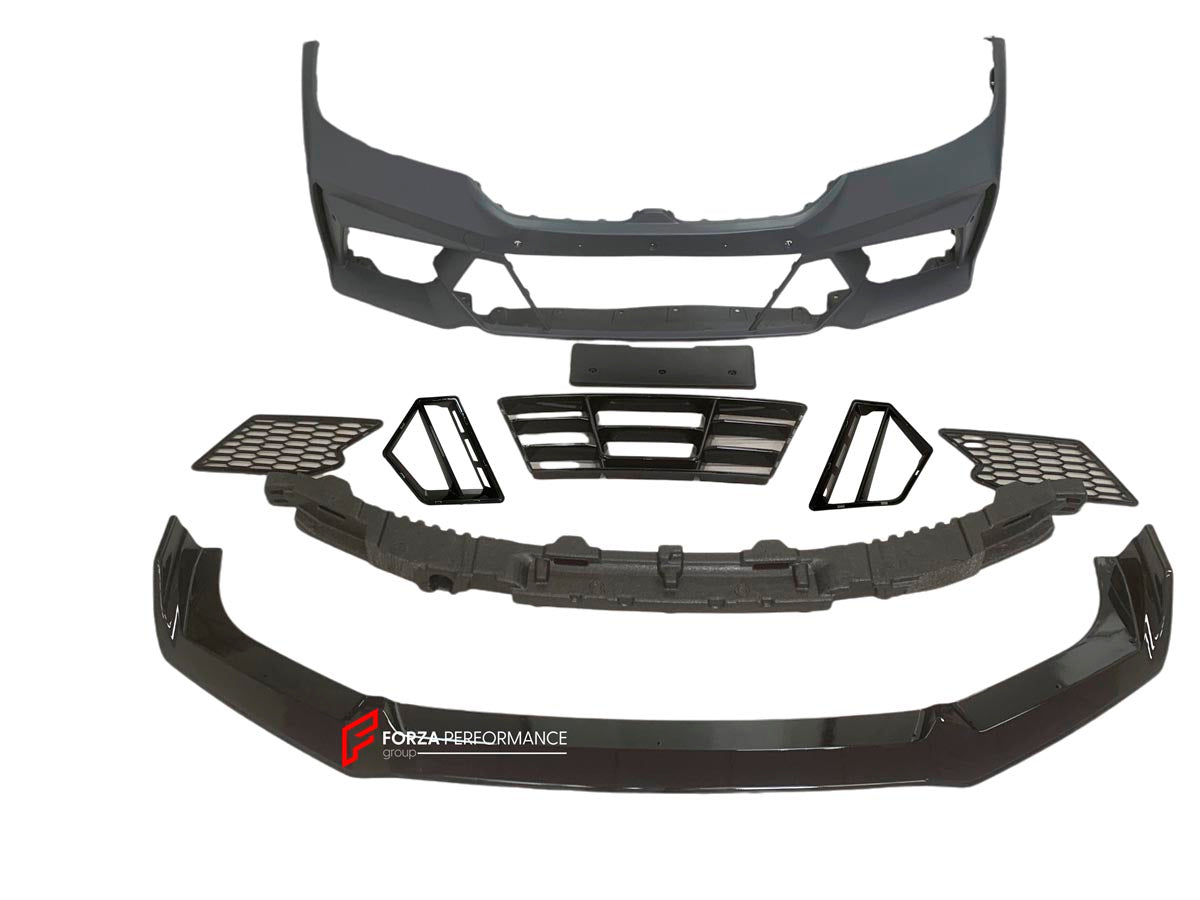 Body Kit for BMW 3 SERIES VII G20 G28 LCI 2023+
Set includes:

Front Lip
Front Bumper
Mirror Housing
Roof Spoiler
Spoiler
Material: Plastic (PP)

NOTE: Professional installation is required.