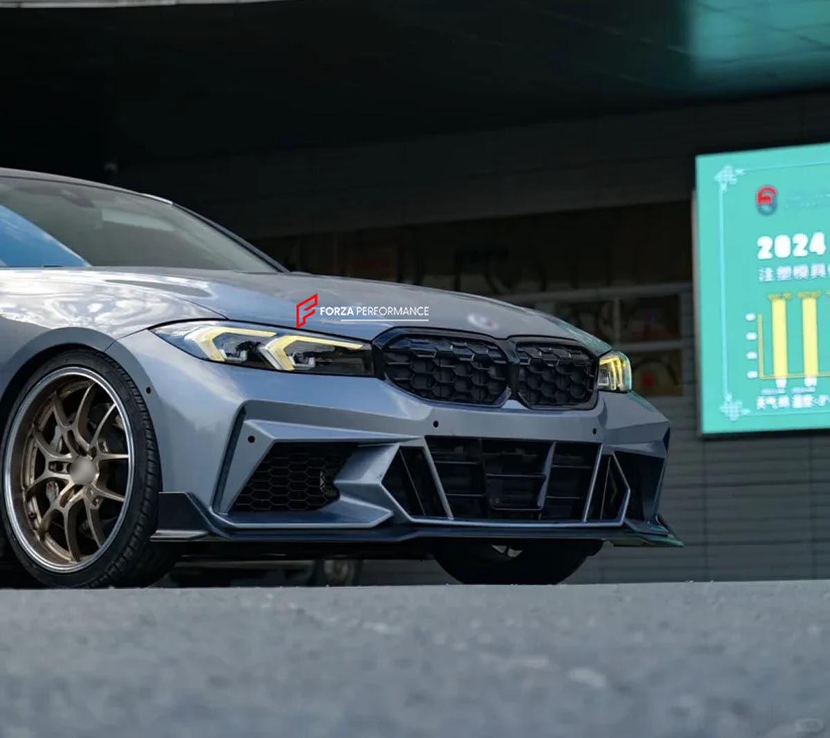 Body Kit for BMW 3 SERIES VII G20 G28 LCI 2023+
Set includes:

Front Lip
Front Bumper
Mirror Housing
Roof Spoiler
Spoiler
Material: Plastic (PP)

NOTE: Professional installation is required.