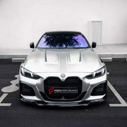 BODY KIT for BMW 4 SERIES G22 2020+

Set includes:
Front Lip
Rear Bumper Fins
Rear Diffuser

Material: Plastic

NOTE: Professional installation is required.