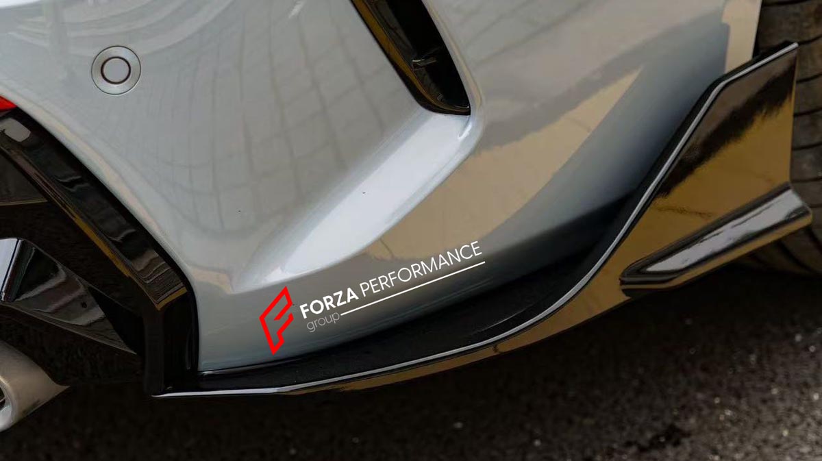 Body Kit for BMW 4 SERIES G22 2020+
Set includes:

Front Lip
Side Skirts
Diffuser
Roof Spoiler
Spoiler
Material: Plastic (PP)

NOTE: Professional installation is required.