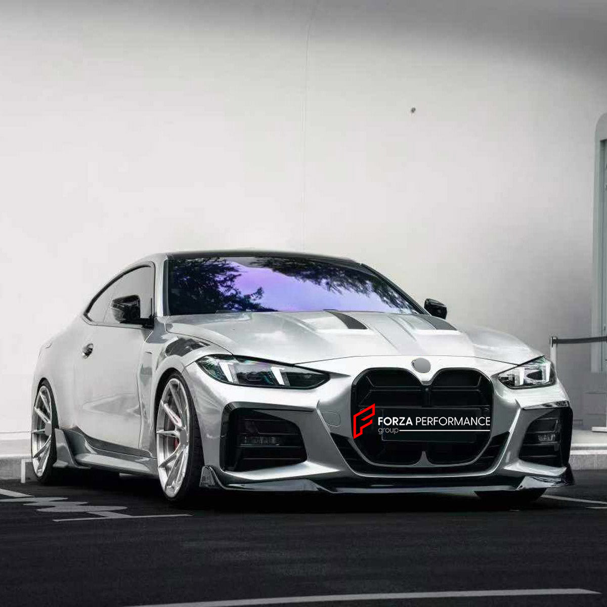 BODY KIT for BMW 4 SERIES G22 2020+

Set includes:
Front Lip
Rear Bumper Fins
Rear Diffuser

Material: Plastic

NOTE: Professional installation is required.