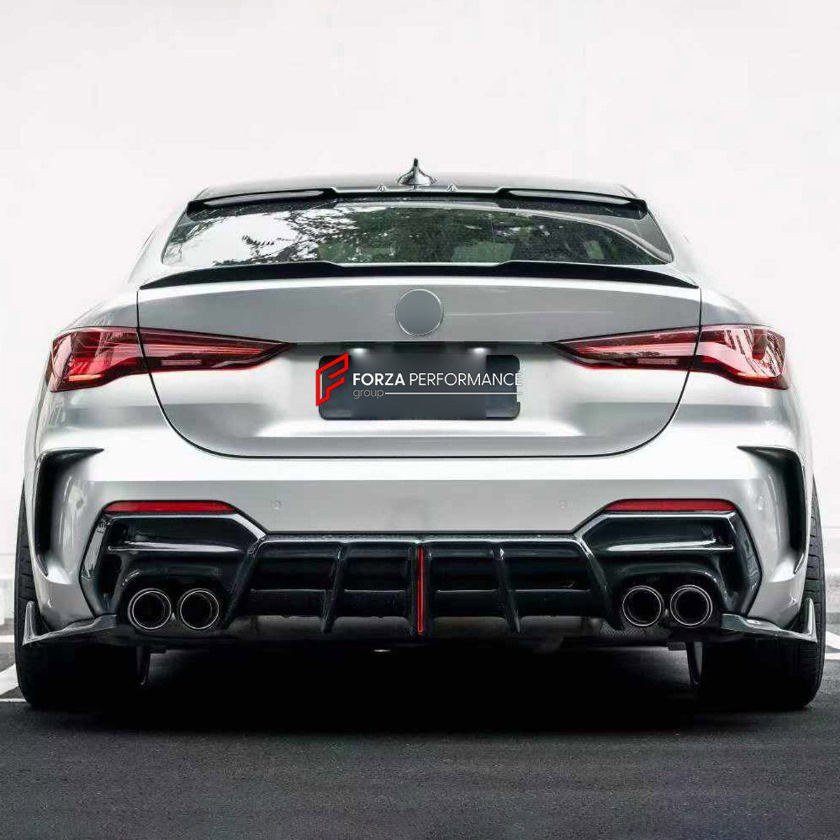 BODY KIT for BMW 4 SERIES G22 2020+

Set includes:
Front Lip
Rear Bumper Fins
Rear Diffuser

Material: Plastic

NOTE: Professional installation is required.