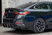 BODY KIT for BMW 4 SERIES GRAN COUPE G26 2021+ FORZA PERFORMANCE Custom fit Dry Carbon VTEN Design Style
Set includes:

Front Lip
Front Bumper Canards
Side Skirts
Rear Diffuser (dual/single outlet or quad outlet version — your choice)
Rear Lip
Rear Corners
Rear Spoiler
Roof Spoiler
Quad Titanium Black Exhaust Tips
Quad Carbon Fiber Exhaust Tips
Material: Plastic

NOTE: Professional installation is required.