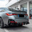 BODY KIT for BMW 4 SERIES GRAN COUPE G26 2021+ FORZA PERFORMANCE Custom fit Dry Carbon VTEN Design Style
Set includes:

Front Lip
Front Bumper Canards
Side Skirts
Rear Diffuser (dual/single outlet or quad outlet version — your choice)
Rear Lip
Rear Corners
Rear Spoiler
Roof Spoiler
Quad Titanium Black Exhaust Tips
Quad Carbon Fiber Exhaust Tips
Material: Plastic

NOTE: Professional installation is required.