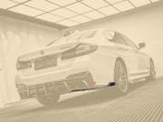 Body Kit for BMW 5 SERIES G30 530e 530i 540i xDrive M5 F90 2017 - 2020
Set includes:

Front Lip
Side Skirts
Diffuser
Material: Plastic (PP)

NOTE: Professional installation is required.