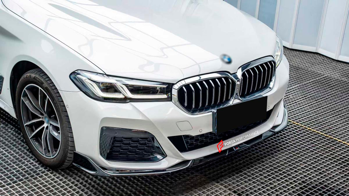 Body Kit for BMW 5 SERIES G30 530e 530i 540i xDrive M5 F90 2017 - 2020
Set includes:

Front Lip
Side Skirts
Diffuser
Material: Plastic (PP)

NOTE: Professional installation is required.