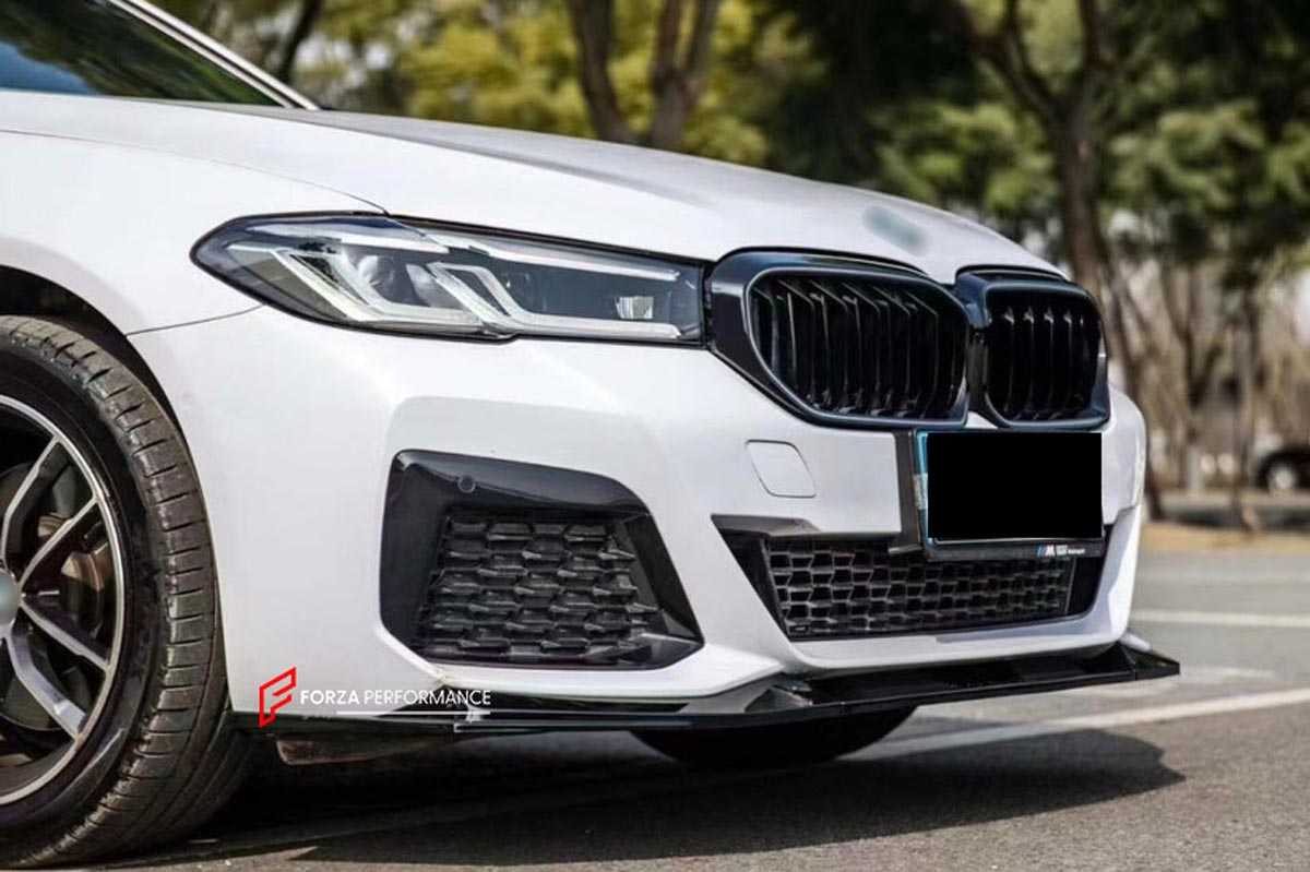 BODY KIT for BMW 5 SERIES G30 G38 2018 - 2023 FORZA PERFORMANCE Custom fit Dry Carbon VTEN Design Style
Set includes:

Front Lip (fits 2021 - 2023 LCI only)
Front Bumper Canards
Side Skirts
Rear Diffuser
Rear Lip
Rear Corners
Rear Spoiler
Roof Spoiler
Material: Plastic

NOTE: Professional installation is required.