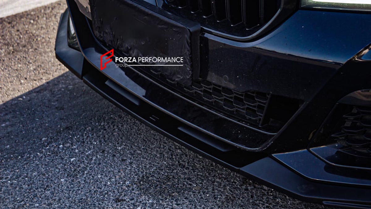 BODY KIT for BMW 5 SERIES G30 G38 2018 - 2023 FORZA PERFORMANCE Custom fit Dry Carbon VTEN Design Style
Set includes:

Front Lip (fits 2021 - 2023 LCI only)
Front Bumper Canards
Side Skirts
Rear Diffuser
Rear Lip
Rear Corners
Rear Spoiler
Roof Spoiler
Material: Plastic

NOTE: Professional installation is required.