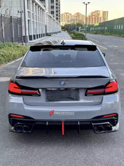 BODY KIT for BMW 5 SERIES G30 G38 2018 - 2023 FORZA PERFORMANCE Custom fit Dry Carbon VTEN Design Style
Set includes:

Front Lip (fits 2021 - 2023 LCI only)
Front Bumper Canards
Side Skirts
Rear Diffuser
Rear Lip
Rear Corners
Rear Spoiler
Roof Spoiler
Material: Plastic

NOTE: Professional installation is required.