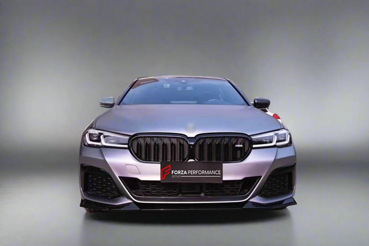 BODY KIT for BMW 5 SERIES G30 G38 2018 - 2023 FORZA PERFORMANCE Custom fit Dry Carbon VTEN Design Style
Set includes:

Front Lip (fits 2021 - 2023 LCI only)
Front Bumper Canards
Side Skirts
Rear Diffuser
Rear Lip
Rear Corners
Rear Spoiler
Roof Spoiler
Material: Plastic

NOTE: Professional installation is required.