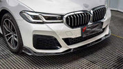 BODY KIT for BMW 5 SERIES G30 G38 LCI 2020 - 2024

Set includes:
Front Lip
Front Grille Mesh Cover Trims
Side Skirts
Rear Bumper Fins
Rear Diffuser

Material: Plastic

NOTE: Professional installation is required.