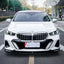 BODY KIT for BMW 5 SERIES G60 G68 M SPORT 2023+ FORZA PERFORMANCE custom fit KT Design Style

Set includes:
Front Lip
Front Bumper Air Vent Covers
Ducktail Spoiler
Rear Bumper Fins
Rear Diffuser

Material: Plastic

NOTE: Professional installation is required.