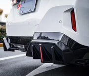 BODY KIT for BMW 5 SERIES G60 G68 M SPORT 2023+ FORZA PERFORMANCE custom fit KT Design Style

Set includes:
Front Lip
Front Bumper Air Vent Covers
Ducktail Spoiler
Rear Bumper Fins
Rear Diffuser

Material: Plastic

NOTE: Professional installation is required.
