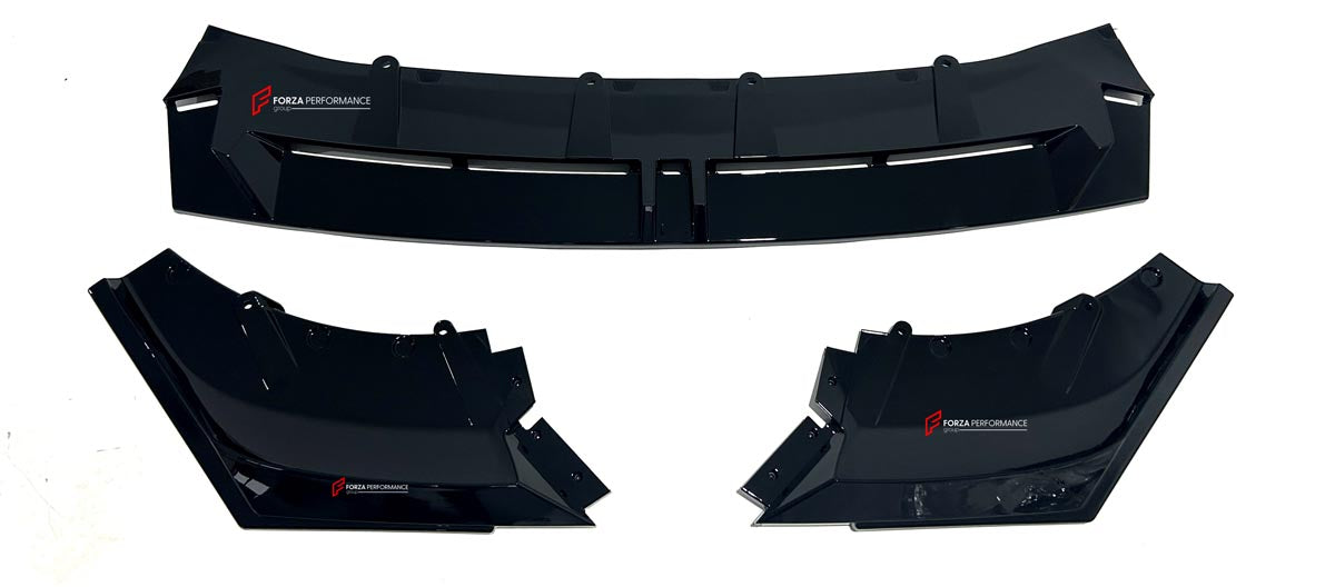 BODY KIT for BMW 5 SERIES SWB G60 2024+ FORZA PERFORMANCE Custom fit Dry Carbon VTEN Design Style
Set includes:

Front Lip
One Piece Front Lip
Front Bumper Canards
Side Skirts
Rear Diffuser
Rear Spoiler
Roof Spoiler
Carbon Fiber Exhaust Tips (530i)
Carbon Fiber Exhaust Tips (525i)
Material: Plastic

NOTE: Professional installation is required.