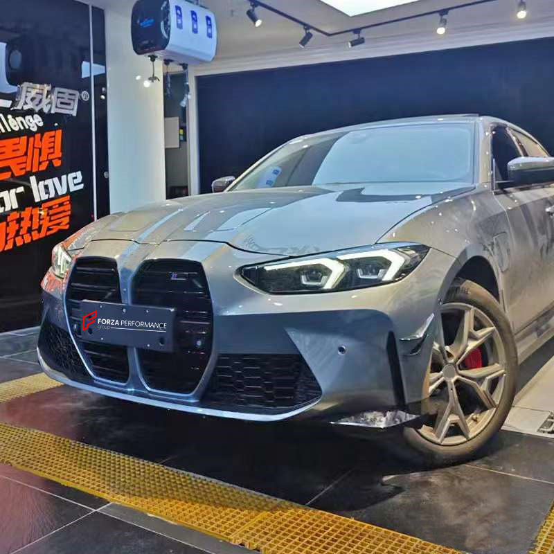 CONVERSION BODY KIT for BMW i3 G28 UPGRADE to M3 G80 2022+ FACELIFT

Set includes:


Front Bumper
Front Lip
Front Grille
Front Canards
Front Hood

Material: Plastic

NOTE:Professional installation is required.