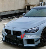 BODY KIT for BMW M2 G87 2023+ FORZA PERFORMANCE Custom fit Dry Carbon VTEN Design Style
Set includes:

Front Lip
Front Bumper Canards
Side Skirts
Rear Lip
Rear Corners
Rear Spoiler
Roof Spoiler
Material: Plastic

NOTE: Professional installation is required.