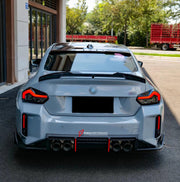 BODY KIT for BMW M2 G87 2023+ FORZA PERFORMANCE Custom fit Dry Carbon VTEN Design Style
Set includes:

Front Lip
Front Bumper Canards
Side Skirts
Rear Lip
Rear Corners
Rear Spoiler
Roof Spoiler
Material: Plastic

NOTE: Professional installation is required.