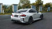 BODY KIT for BMW M2 G87 2023+ FORZA PERFORMANCE custom fit Venom Sport Style

Set includes:
Front Lip
Front Bumper Canards
Hood Bonnet
Front Fenders
Side Skirts
Ducktail Spoiler
Rear Bumper Fins
Rear Diffuser

Material: Plastic

NOTE: Professional installation is required.