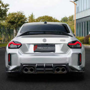 BODY KIT for BMW M2 G87 2023+ FORZA PERFORMANCE custom fit Venom Sport Style

Set includes:
Front Lip
Front Bumper Canards
Hood Bonnet
Front Fenders
Side Skirts
Ducktail Spoiler
Rear Bumper Fins
Rear Diffuser

Material: Plastic

NOTE: Professional installation is required.