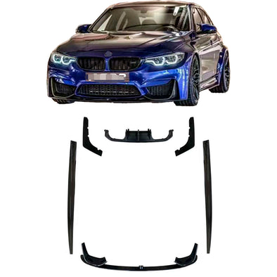 Body kit for BMW M3 F80 M4 F82 2021+Front Lip Side Skirts Rear Diffuser