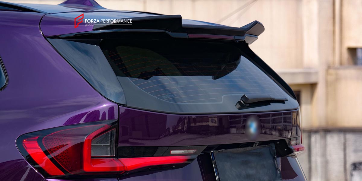 BODY KIT for BMW X1 U11 2022+ FORZA PERFORMANCE Custom fit Dry Carbon VTEN Design Style
Set includes:

Front Lip
Side Corners
Rear Diffuser
Rear Lip
Rear Corners
Roof Spoiler
Exhaust Tips
Material: Plastic

NOTE: Professional installation is required.