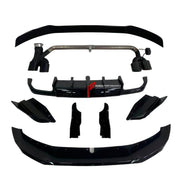 BODY KIT for BMW X1 U11 2022+ FORZA PERFORMANCE Custom fit Dry Carbon VTEN Design Style
Set includes:

Front Lip
Side Corners
Rear Diffuser
Rear Lip
Rear Corners
Roof Spoiler
Exhaust Tips
Material: Plastic

NOTE: Professional installation is required.