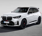 BODY KIT for BMW X3 G45 2024+
Set includes:

Front Lip
Front Grille
Side Mirror Covers
Roof Spoiler
Exhaust System
Rear Diffuser
Material: Plastic, Stainless Steel

NOTE: Professional installation is required.
