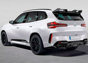BODY KIT for BMW X3 G45 2024+
Set includes:

Front Lip
Front Grille
Side Mirror Covers
Roof Spoiler
Exhaust System
Rear Diffuser
Material: Plastic, Stainless Steel

NOTE: Professional installation is required.