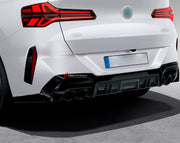 BODY KIT for BMW X3 G45 2024+
Set includes:

Front Lip
Front Grille
Side Mirror Covers
Roof Spoiler
Exhaust System
Rear Diffuser
Material: Plastic, Stainless Steel

NOTE: Professional installation is required.